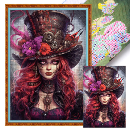 Witch - 11CT Stamped Cross Stitch 40*60CM