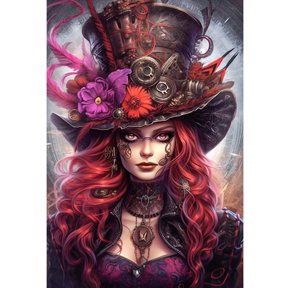 Witch - 11CT Stamped Cross Stitch 40*60CM