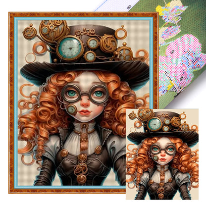 Witch - 11CT Stamped Cross Stitch 40*50CM