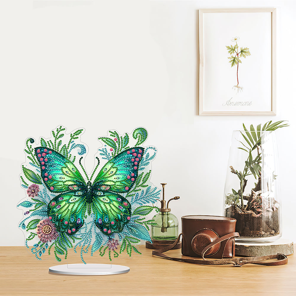 Butterfly Desktop Diamond Art Kits Diamond Art Tabletop Decor Home Office Decor