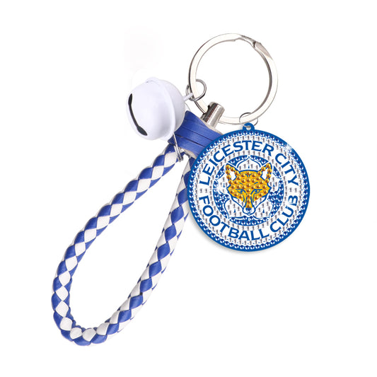 Double Side Leicester City F.C. Diamond Painting Art Keychain Pendant Home Decor