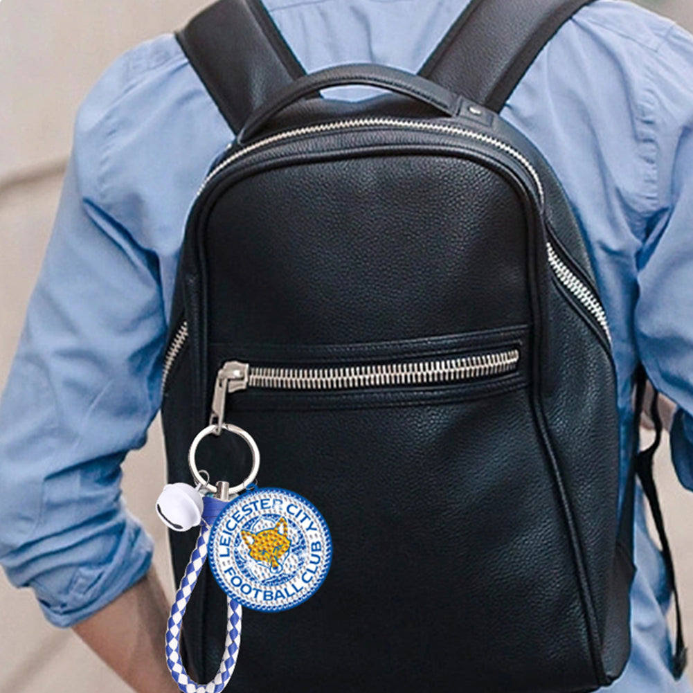 Double Side Leicester City F.C. Diamond Painting Art Keychain Pendant Home Decor