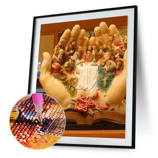 Religion - Full Round Drill Diamond Painting 30*40CM