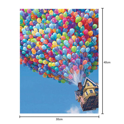 Balloon House - Full Round Drill Diamond Painting 30*40CM