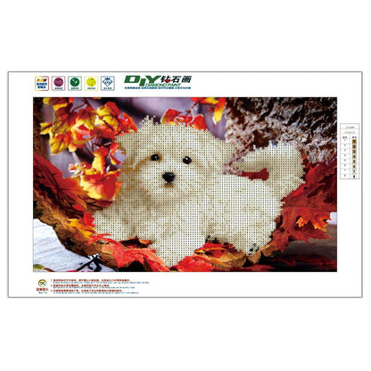 Dog - Full Round Drill Diamond Painting 28*44CM