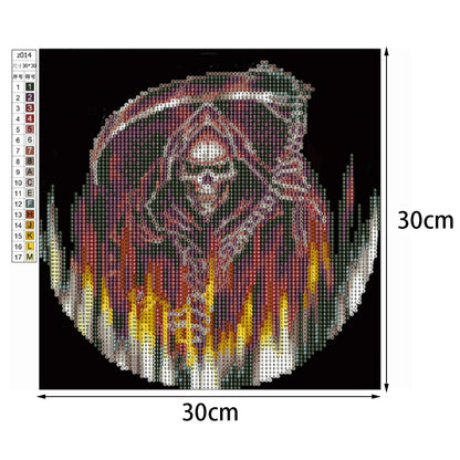 Skeleton Warrior - Full Round Drill Diamond Painting 30*30 CM