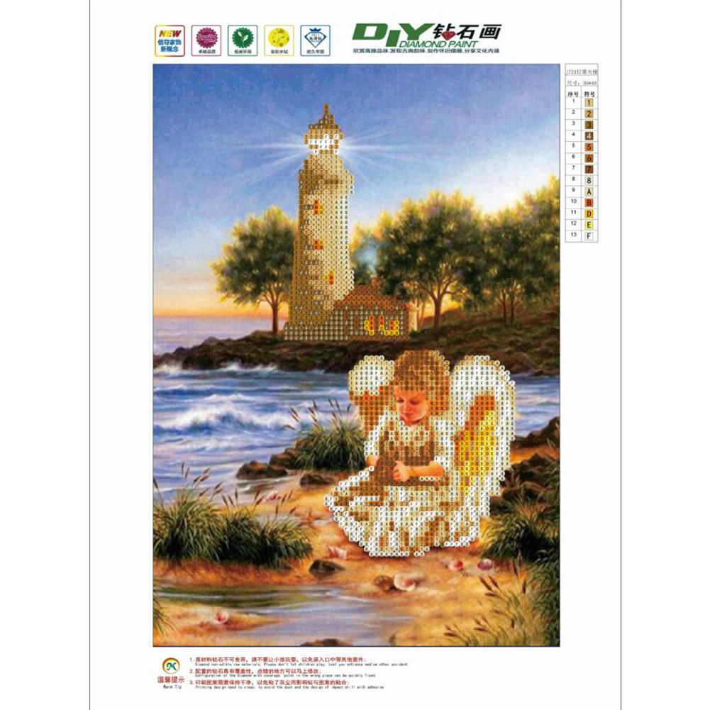 Lovely Angel - Full Round Drill Diamond Painting 30*40CM