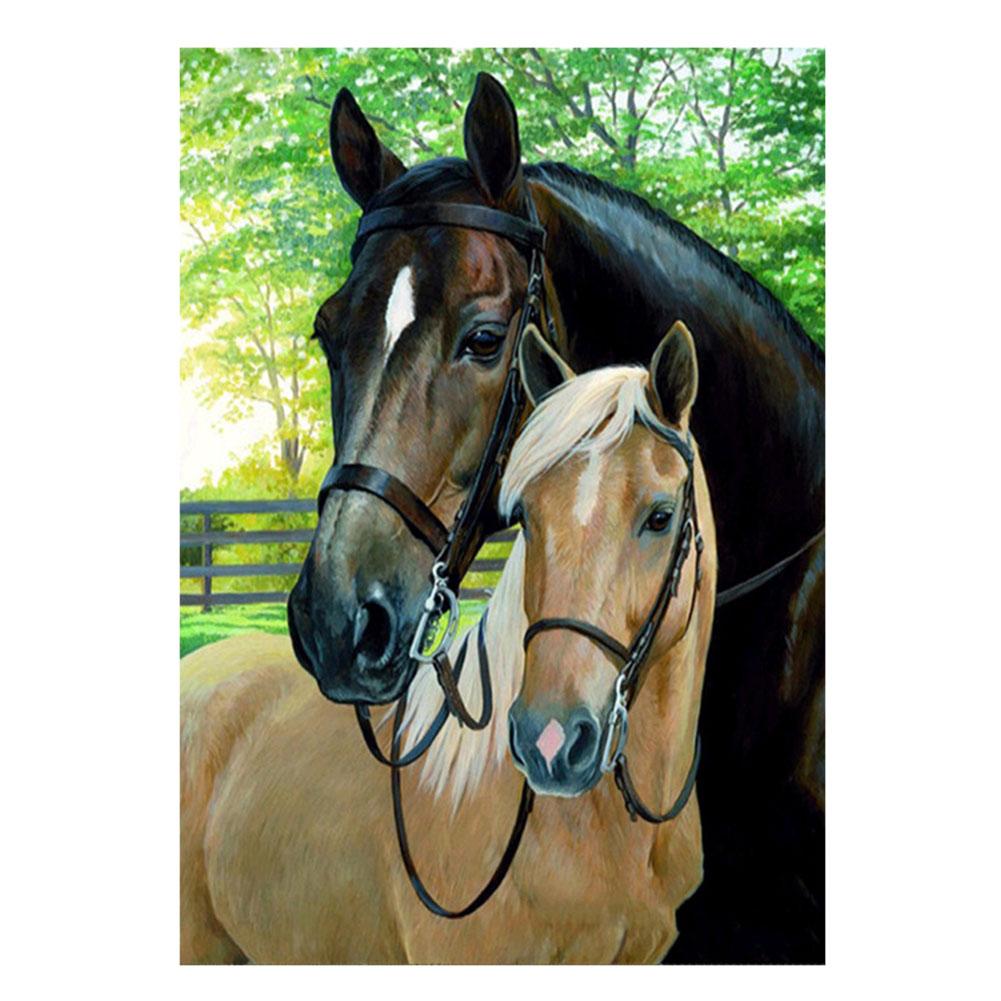 Horses - Full Square Drill Diamond Painting 30*40CM