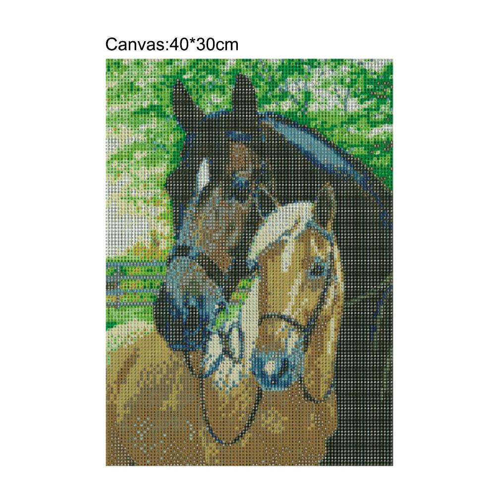 Horses - Full Square Drill Diamond Painting 30*40CM