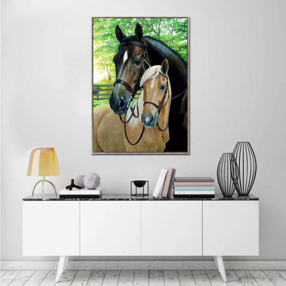 Horses - Full Square Drill Diamond Painting 30*40CM