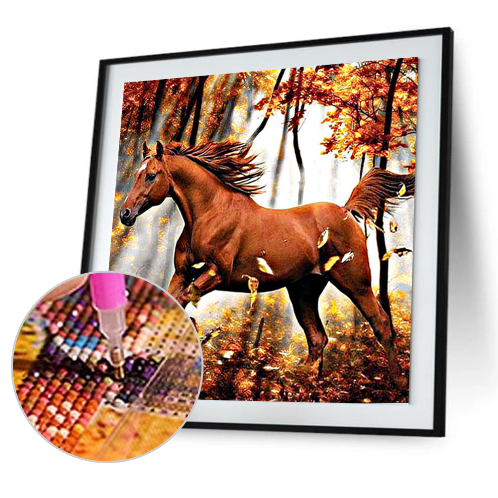 Horse - Full Square Drill Diamond Painting 30*30CM