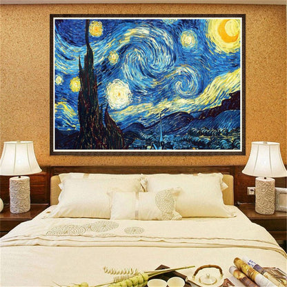 Starry Night - Full Round Drill Diamond Painting 40*30 CM