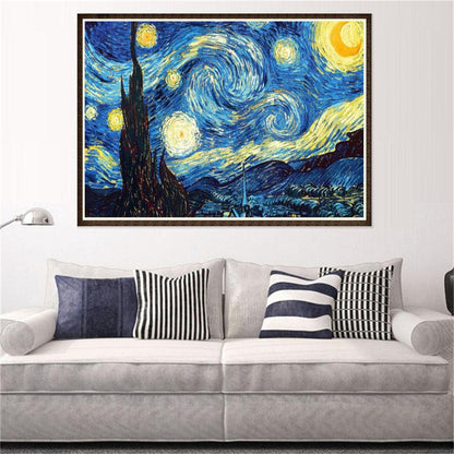 Starry Night - Full Round Drill Diamond Painting 40*30 CM