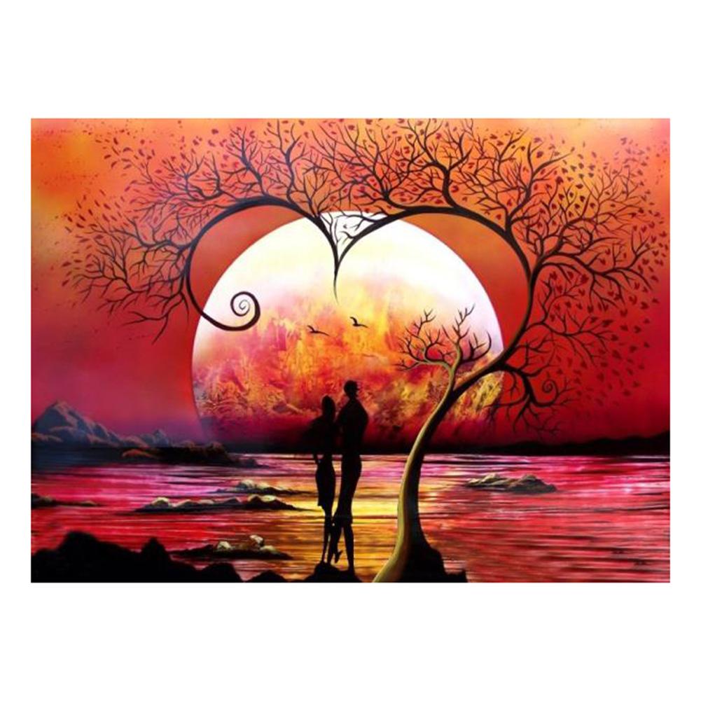 Lover - Full Round Drill Diamond Painting 30*40CM