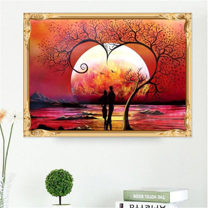 Lover - Full Round Drill Diamond Painting 30*40CM