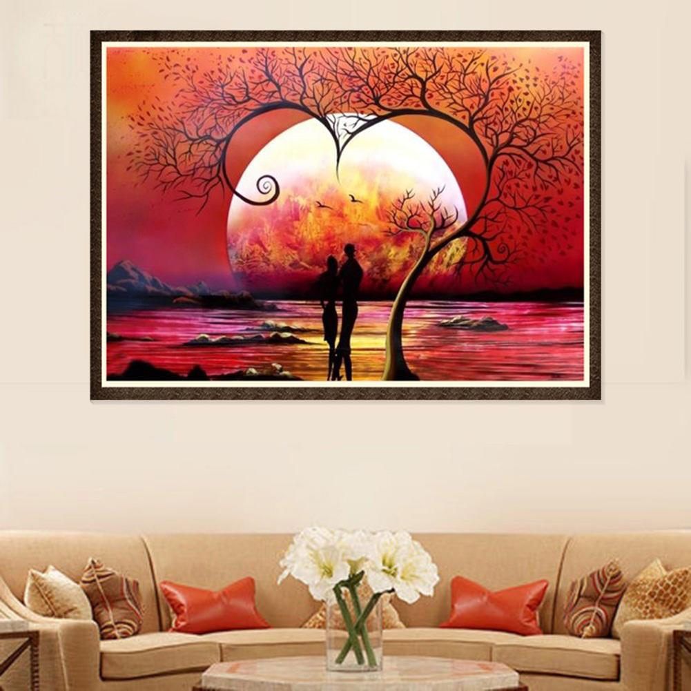 Lover - Full Round Drill Diamond Painting 30*40CM