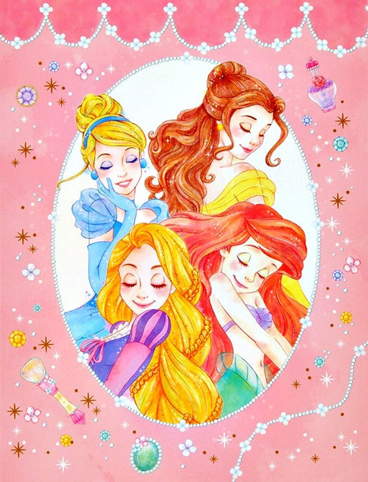 Cartoon Disney Princess Jasmine - Full Round Drill Diamond Painting 30*40CM