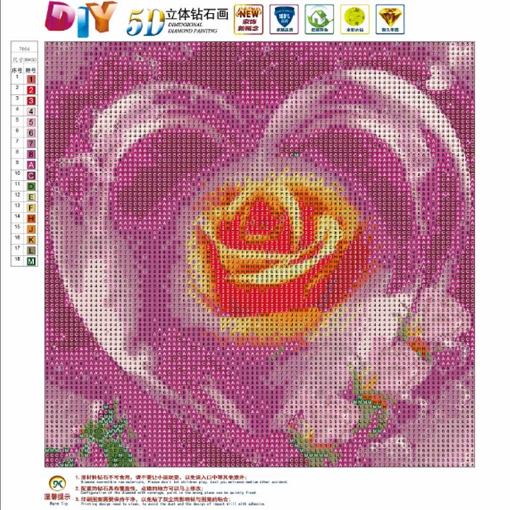 Rose - Full Round Drill Diamond Painting 30*30CM