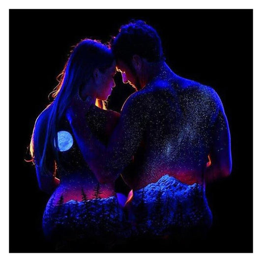 Couple Lovers - Full Round Drill Diamond Painting 30*30 CM