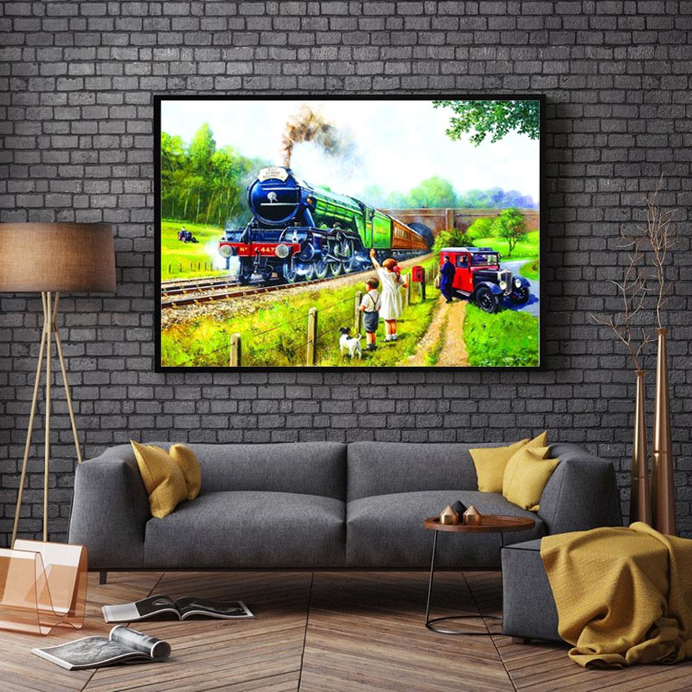 Train - Full Round Drill Diamond Painting 40*30CM