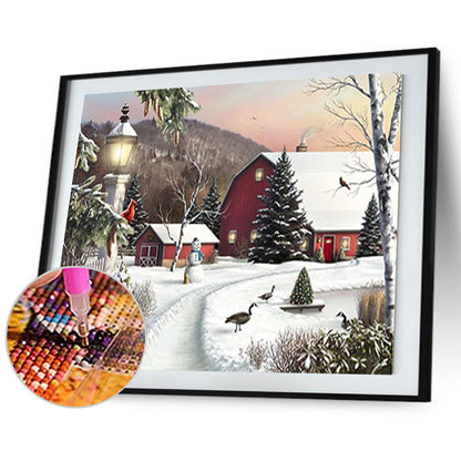 Sky Snow - Full Round Drill Diamond Painting 30*40CM