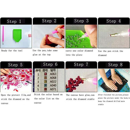 Garden - Full Round Drill Diamond Painting 30*30CM