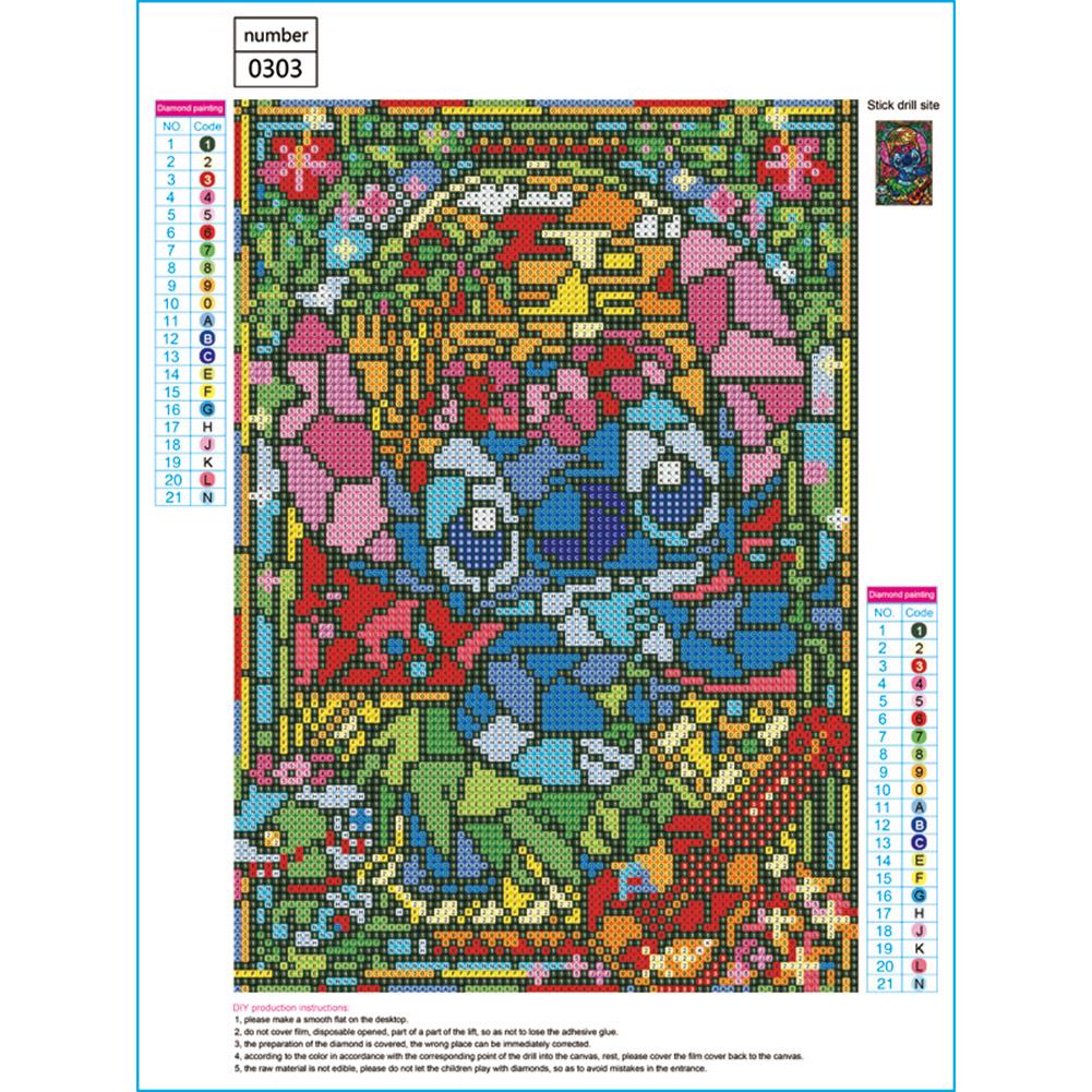 Cartoon Figure - Full Round Drill Diamond Painting 30*40CM