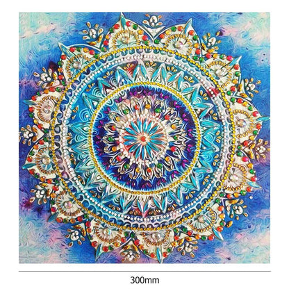 Folk Flower - Full Round Drill Diamond Painting 30*30CM