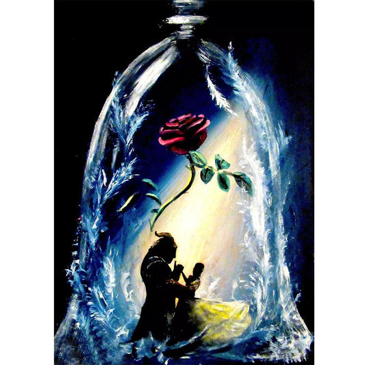 Rose - Full Round Drill Diamond Painting 30*40CM