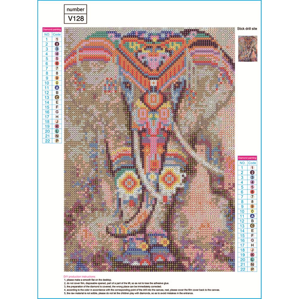 Elephant - Full Round Drill Diamond Painting 30*40CM