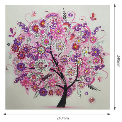 Tree - Special Shaped Drill Diamond Painting 30*30CM