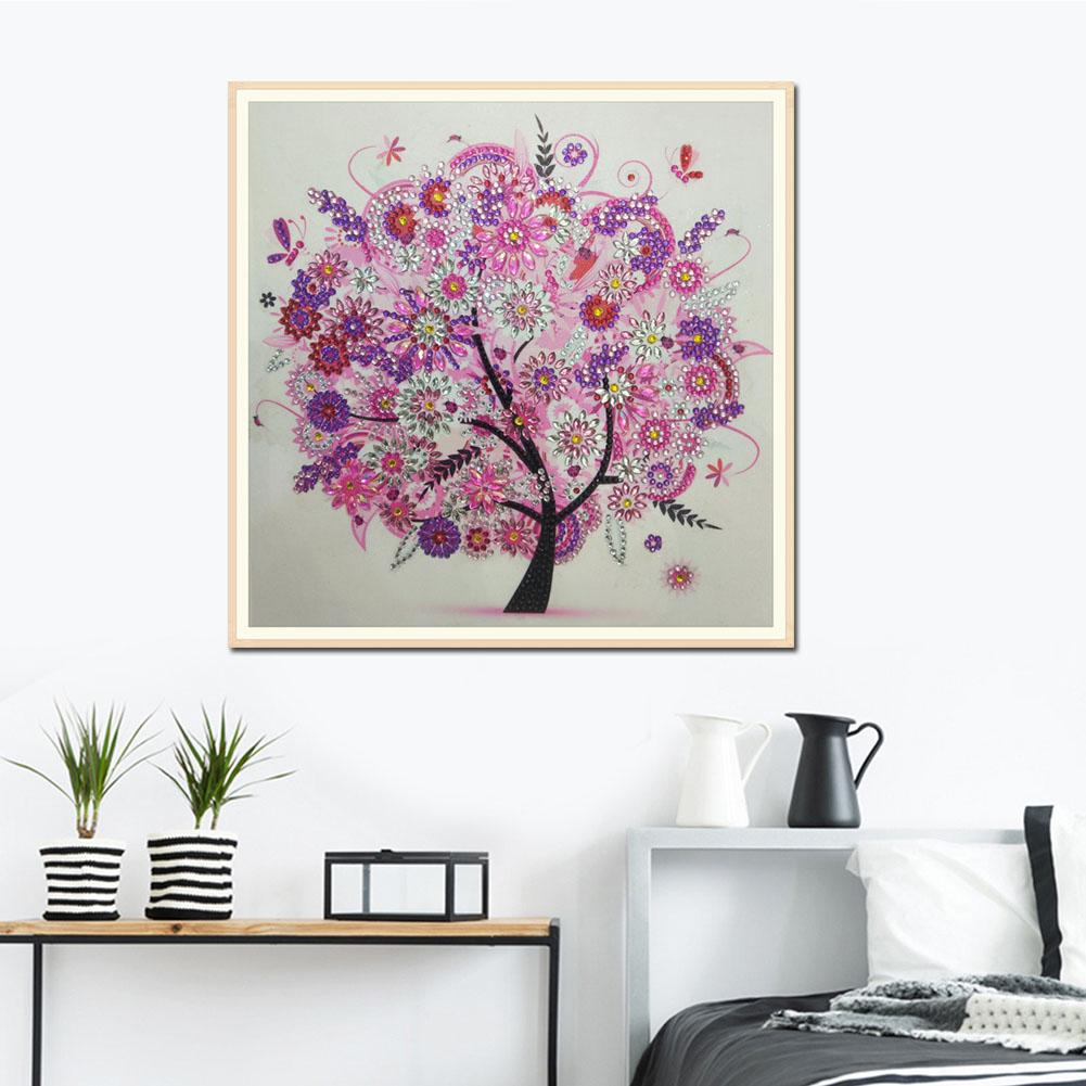 Tree - Special Shaped Drill Diamond Painting 30*30CM