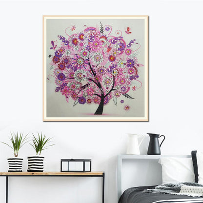 Tree - Special Shaped Drill Diamond Painting 30*30CM