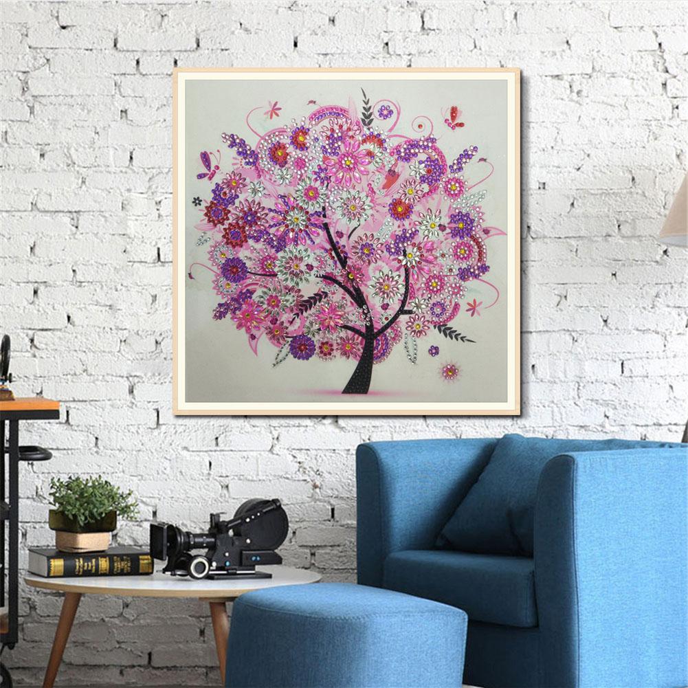 Tree - Special Shaped Drill Diamond Painting 30*30CM