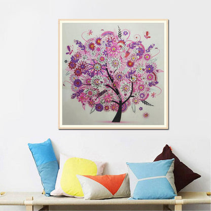 Tree - Special Shaped Drill Diamond Painting 30*30CM