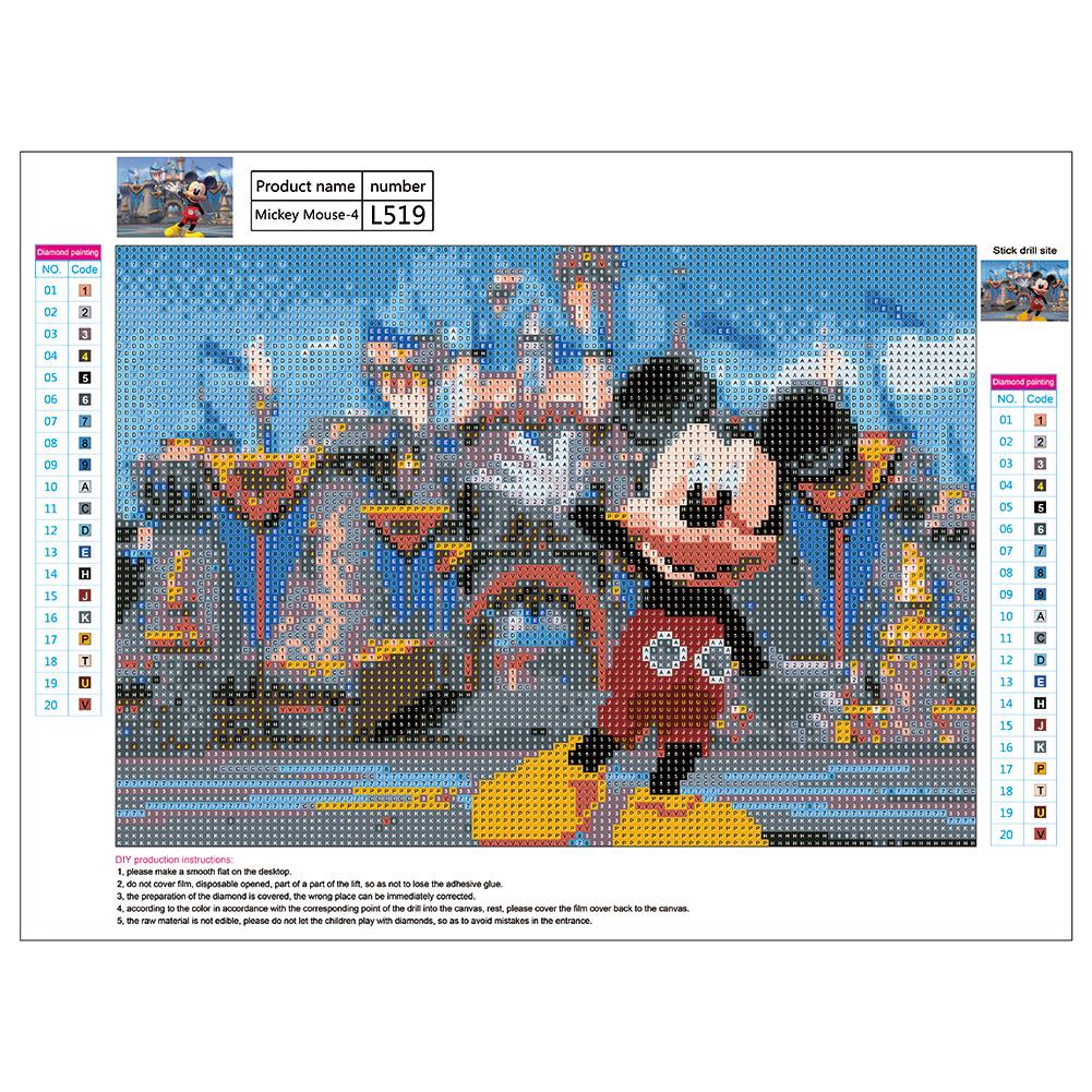 Cartoon Mouse - Full Round Drill Diamond Painting 40*30CM