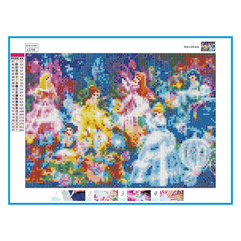 Princess - Full Round Drill Diamond Painting 40*30CM