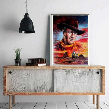 Cowboy - Full Round Drill Diamond Painting 30*40 CM