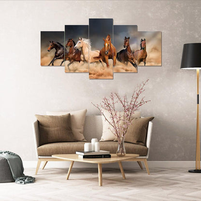 Horse - Full Round Drill Diamond Painting 95*45CM