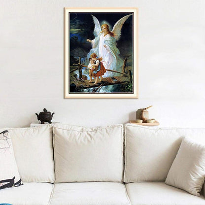 Angel Kids - Full Round Drill Diamond Painting 30*40CM