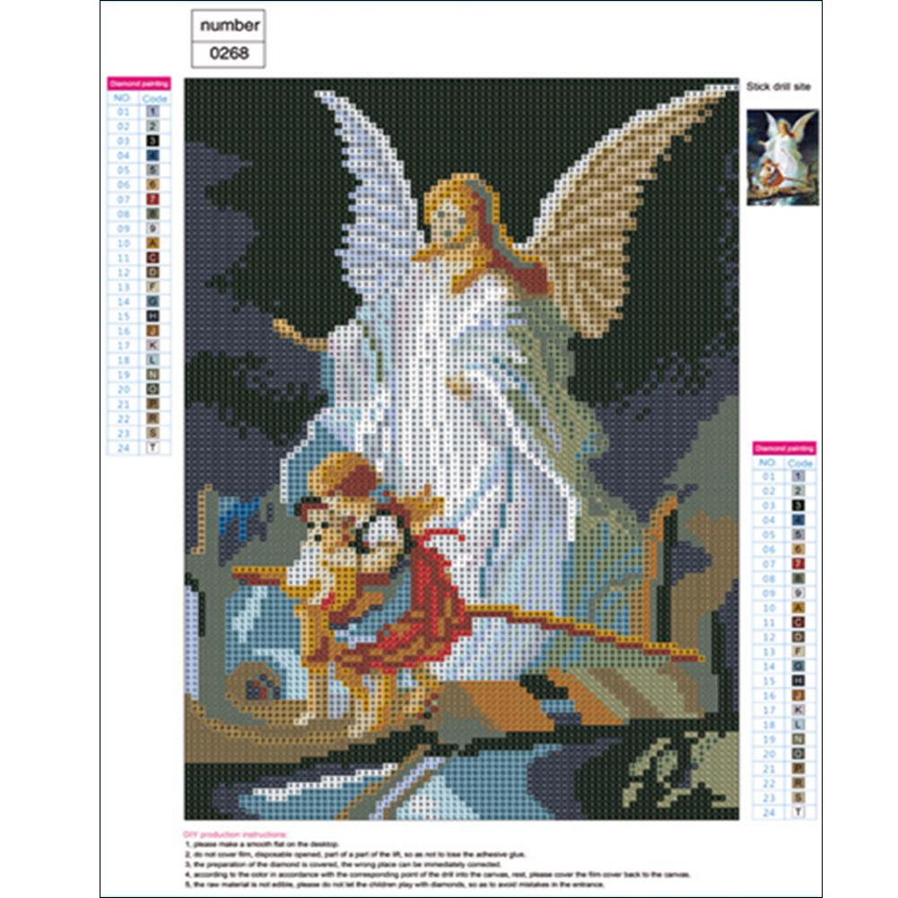 Angel Kids - Full Round Drill Diamond Painting 30*40CM