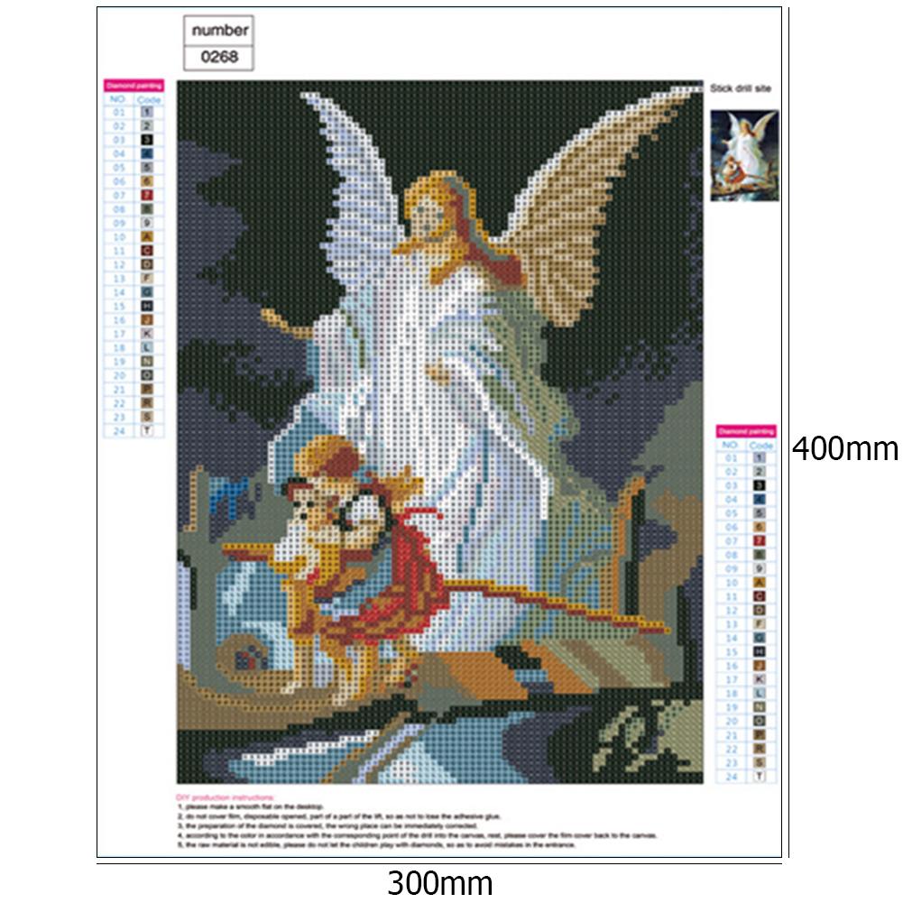Angel Kids - Full Round Drill Diamond Painting 30*40CM