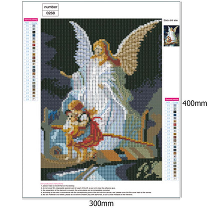 Angel Kids - Full Round Drill Diamond Painting 30*40CM