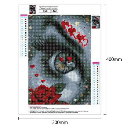 Novelty Eye - Full Round Drill Diamond Painting 40*30CM