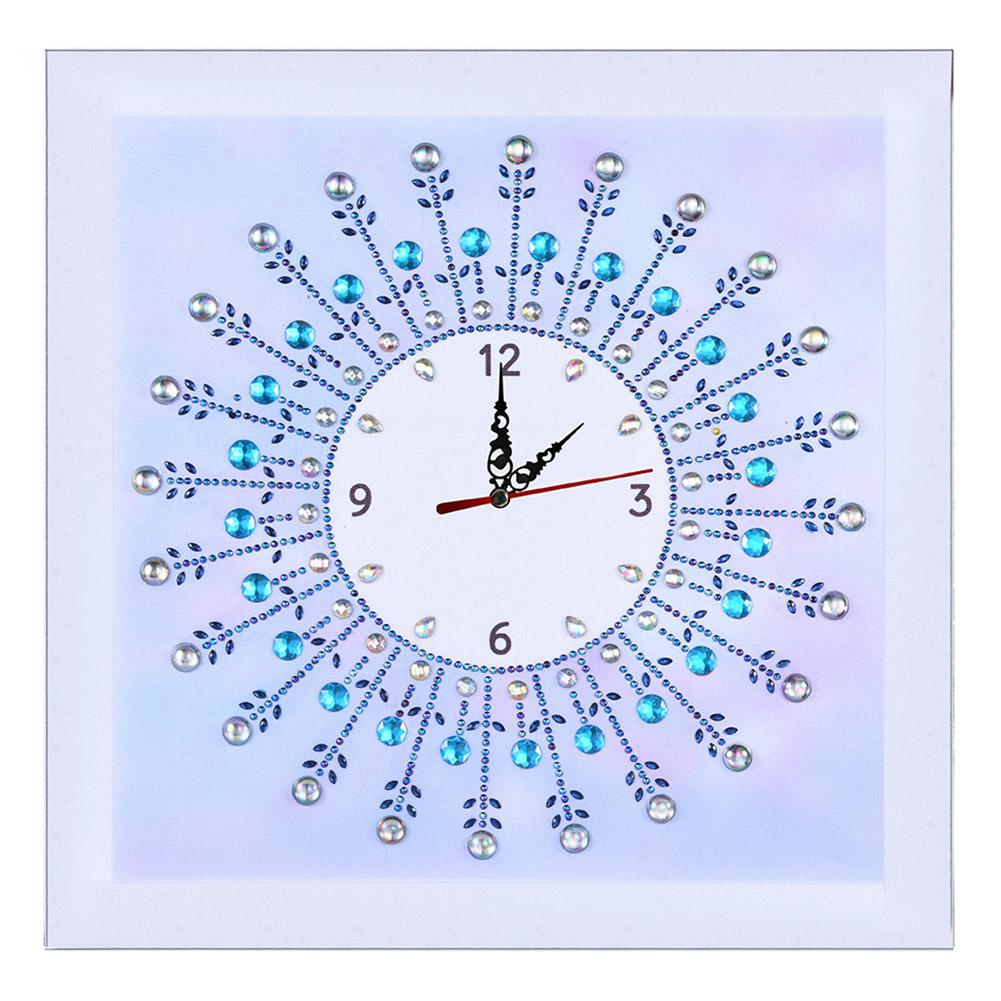 Flower Clock - Full Round Drill Diamond Painting 35*35CM