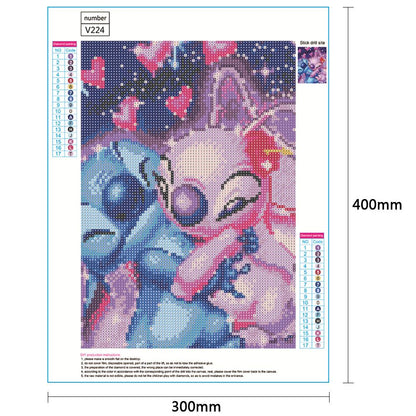 Cartoon Stitches - Full Round Drill Diamond Painting 40*30CM