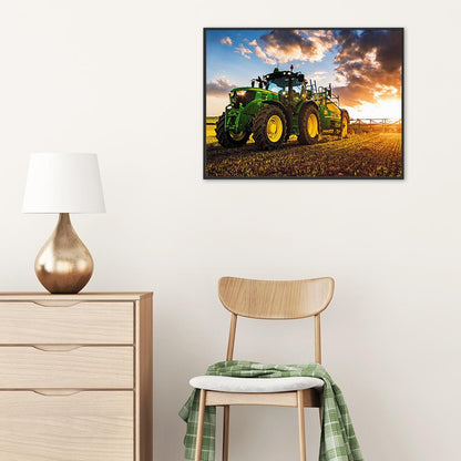 Tractor - Full Round Drill Diamond Painting 40*30CM