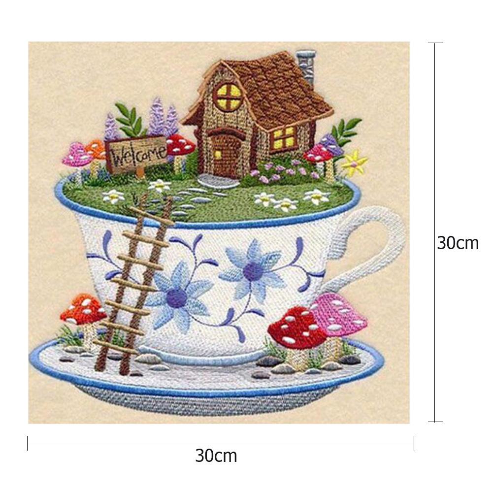 Unique Cup - Full Square Drill Diamond Painting 30*30CM