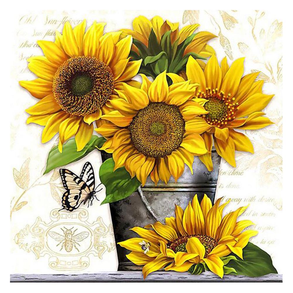 Sunflower - Full Square Drill Diamond Painting 30*30CM