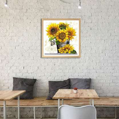 Sunflower - Full Square Drill Diamond Painting 30*30CM